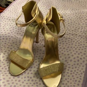 Gold heels